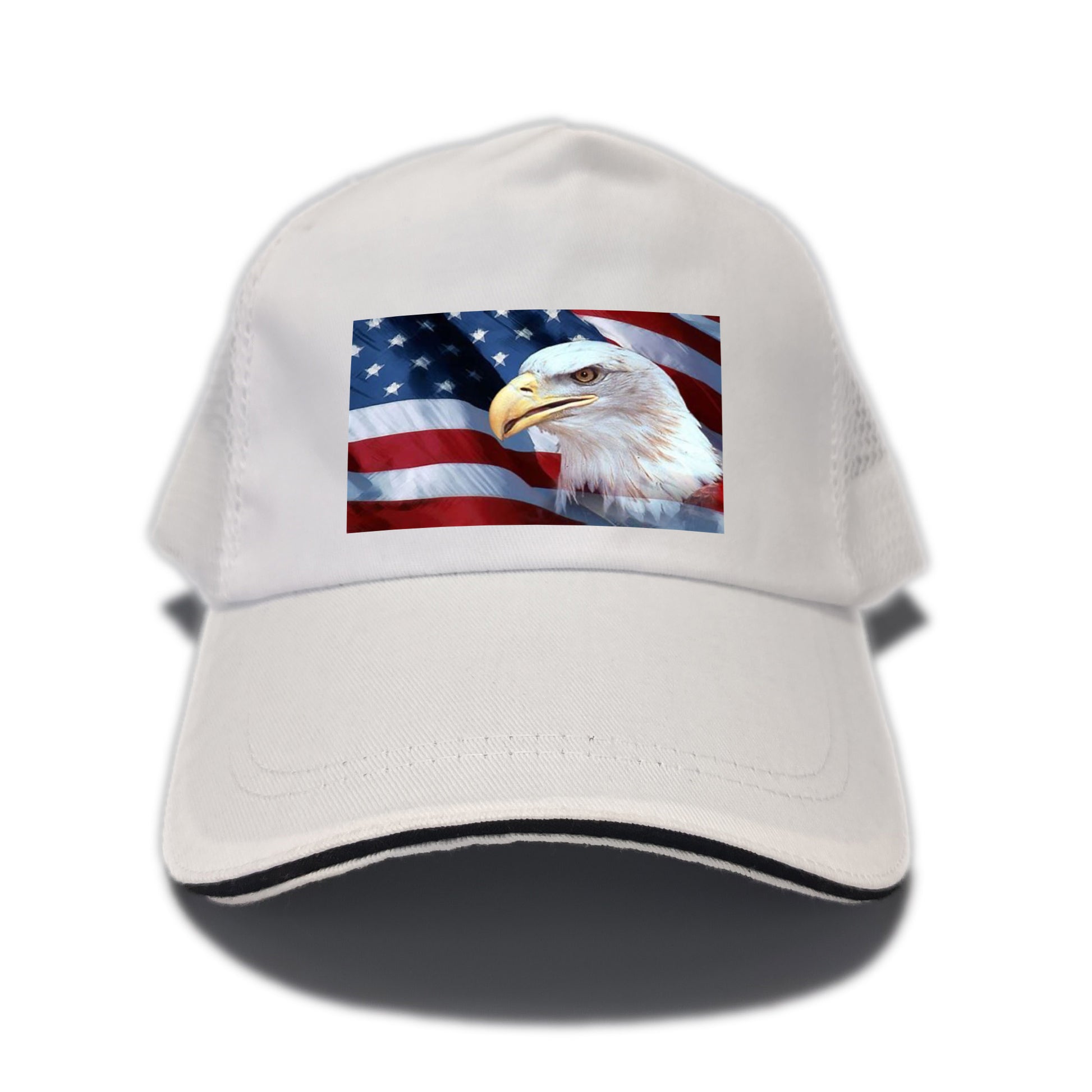 White patriotic hats